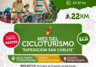 COLONIA CAROYA : MES DEL CICLOTURISMO  SUMATE A LA “EXPEDICION SAN CARLOS