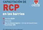 JESUS MARIA: CURSO DE RCP EN BARRIO VICENTE AGUERO