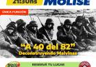 #JesusMaria : Función especial en Cine Molise de " A 40 del 82, Decontruyendo Malvinas"