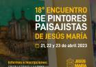 #JesusMaria : Abre la convocatoria a artistas plásticos para el 18° Encuentro de Pintores Paisajistas