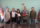 #ColoniaCaroya : Entregan llave de la ciudad a Nanci Piñeiro