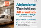 #ColoniaCaroya : Inscripción para Alojamientos Turísticos Alternativos