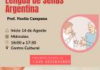 #Sinsacate : Taller gratuito  de lengua de señas argentinas