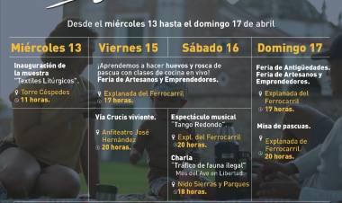 JESUS MARIA: Feria de Artesanos y Emprendedores para el finde santo