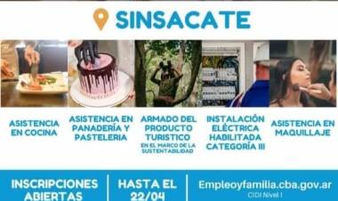 SINSACATE :  ULTIMO DIA DE INSCRIPCION CBA ME CAPACITA