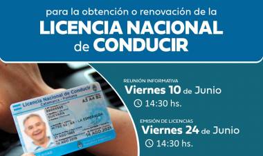 COLONIA CAROYA: PERSONAS MAYORES RECIBIRÁN CAPACITACIÓN PARA OBTENER LA LICENCIA DE CONDUCIR
