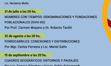 JESÚS MARÍA: CICLO DE CHARLAS DE HISTORIA COMPARADA DEL NORTE Y SUR DE CÓRDOBA
