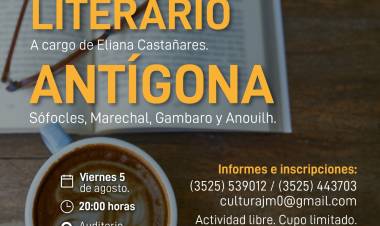 JESUS MARIA:  CAFE LITERARIO EN EL MUSEO DE LA CIUDAD