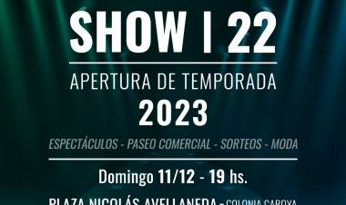 COLONIA CAROYA: APERTURA DE TEMPORADA CON DESFILE SHOW