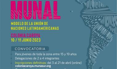 #ColoniaCaroya : Se abren las inscripciones para el II Modelo de la Unión de Naciones Latinoamericanas 2023