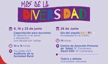 #JesusMaria : Mes de la Diversidad con capacitaciones y una agenda de actividades