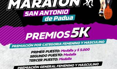 #ColoniaCaroya : Llega una nueva edición de la Maratón San Antonio de Padua