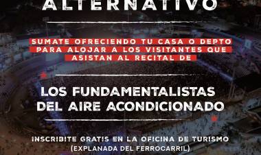 #JesúsMaria : Registro de alojamientos alternativos para el show de "Fundamentalistas del Aire Acondicionado"