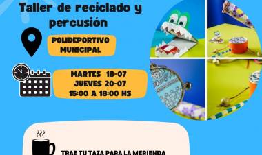 #Sinsacate : Reciclado y música para continuar las vacaciones invernales