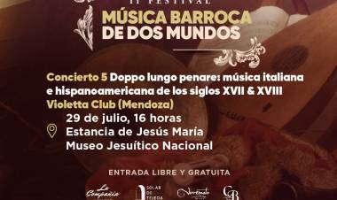 #JesusMaria : Conciertos en la Estancia Jesuítica