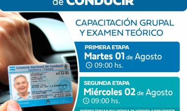 #ColoniaCaroya : NUEVO CURSO PARA LICENCIAS DE CONDUCIR PARA PERSONAS MAYORES