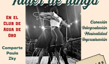 #SierrasChicas: Talleres de Tango en Agua de Oro y La Granja