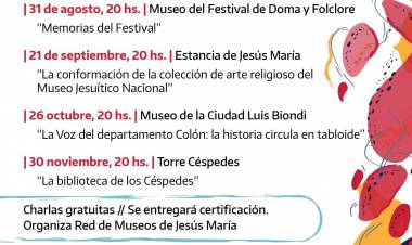 #JesusMaria :  4° CICLO DE CHARLAS VIRTUALES "MUSEOS Y COLECCIONES".