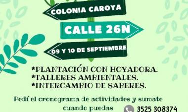 #ColoniaCaroya : Se realizará el Encuentro "Casa-Monte"