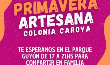 #ColoniaCaroya : “Primavera artesana” en el Parque de Guyón