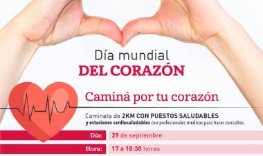 #JesusMaria : Actividades por el Día Mundial del Corazón