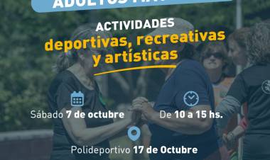 #JesusMaria : Día del Adulto Mayor con baile, juegos y arte en el Poli 17 de Octubre