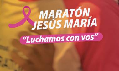 #JesusMaria : Maratón "Luchamos con Vos" para cerrar un mes de concientización