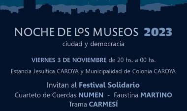 #ColoniaCaroya : Noche de los Museos solidaria