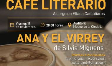 #JesusMaria : Último café literario del año.