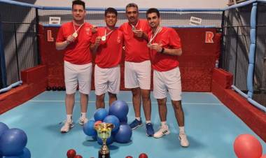 #Sinsacate : El equipo Campeón Argentino de Bochas  fue integrado por jugadores de Sinsacate