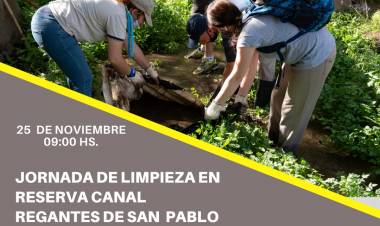 #Sinsacate : Limpieza de la Reserva Canal de Regantes de San Pablo