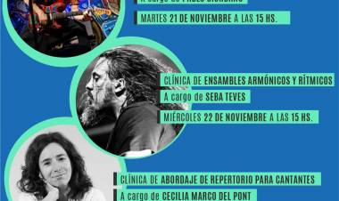 #ColoniaCaroya : CLÍNICAS Y AUDICIONES EN LA SEMANA DE LA MÚSICA