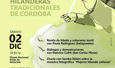 #Sinsacate : Se realizará el Encuentro de Tejedoras e Hilanderas