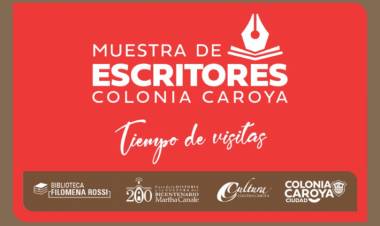 #ColoniaCaroya : Inauguró la Muestra de Escritores Locales " Tiempo de visitas"