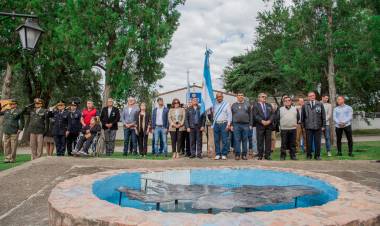 #Sinsacate : La localidad fue sede regional del homenaje a los Héroes de Malvinas.