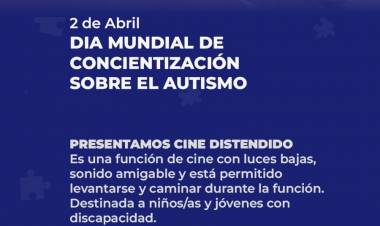 #ColoniaCaroya : Cine distendido por el Día de Concientización sobre el Autismo