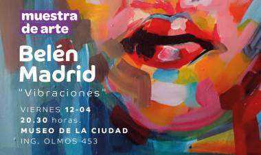 #JesusMaria : Se inaugura la muestra "Vibraciones” de Belén Madrid