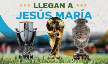 #JesusMaria : Las Copas del Mundo, Finalissima y América, en la ciudad