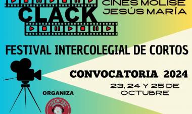 #JesusMaria : Sigue abierta la convocatoria para el  2º Festival Intercolegial de Cortos Clack!