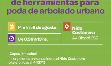 #JesusMaria : Capacitación sobre poda de arbolado urbano