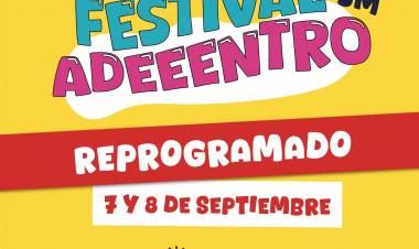 #JesusMaria : Se reprograma para septiembre el Festival Adeeentro