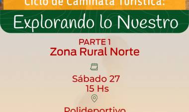 #ColoniaCaroya : Caminata por zona rural Norte