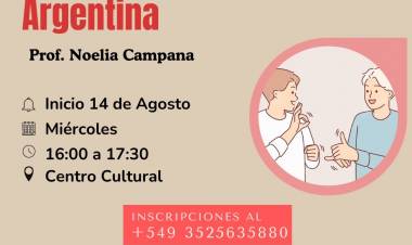 #Sinsacate : Taller gratuito  de lengua de señas argentinas