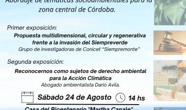 #ColoniaCaroya : Ciclo de charlas "Somos tierra, somos vida"