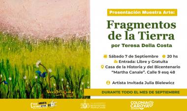 #ColoniaCaroya : Muestra de arte en Casa de la Historia.