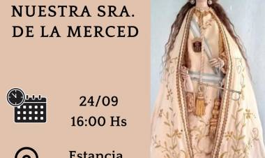 #Sinsacate : Procesión y misa en honor a la Virgen de la Merced en Estancia Belén a 154 años el milagro
