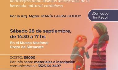 #Sinsacate : Taller de Muñecas FEDE fieltro en La Posta