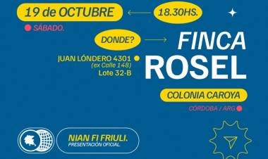 #ColoniaCaroya : Se presenta el proyecto “Nian fi Friuli”