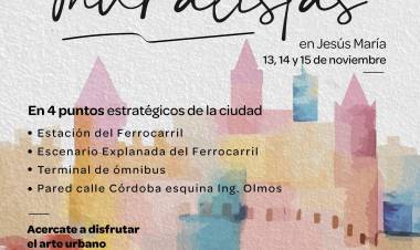 #JesusMaria : Se hará el primer Encuentro de Muralistas