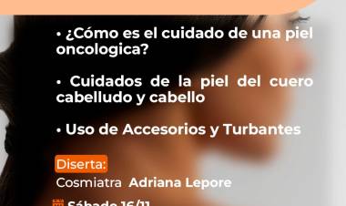 #ColoniaCaroya : Charla sobre la piel oncológica